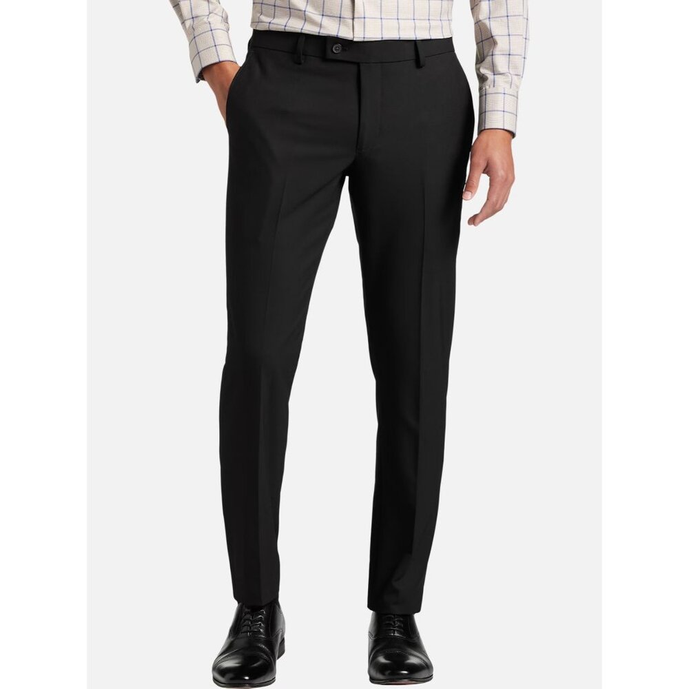 Egara Skinny Fit Suit Separates Pants In Black -‎ Size 30/29
